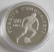 Türkei 500 Lira 1982 Fußball-WM in Spanien...