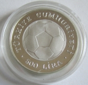 Türkei 500 Lira 1982 Fußball-WM in Spanien...