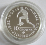 Turks & Caicos Islands 10 Crowns 1982 Football World...