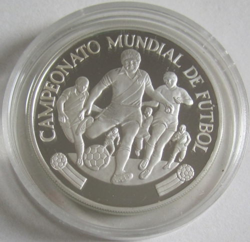 Peru 5000 Soles de Oro 1982 Football World Cup in Spain Striker Silver