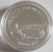 South Korea 10000 Won 2001 Football World Cup Suwon 1 Oz...