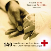 Belgium Coin Set 2004 140 Years Red Cross