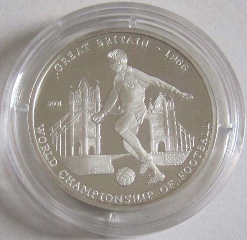 Benin 1000 Francs 2001 Fußball-WM in England