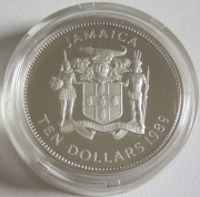 Jamaika 10 Dollars 1989 500 Jahre Amerika Santa Maria