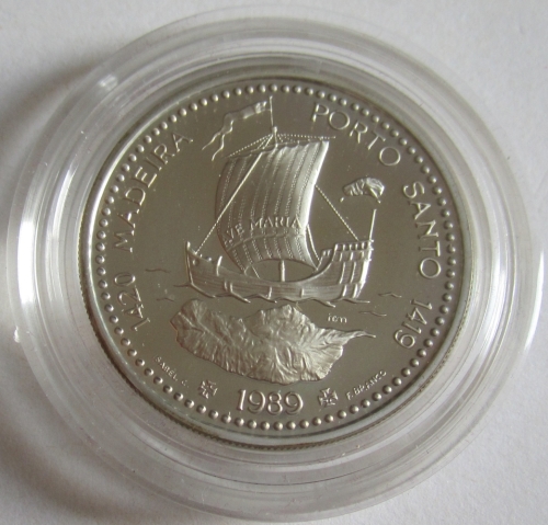 Portugal 100 Escudos 1989 Entdeckungen Madeira PP