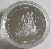 Dominikanische Republik 1 Peso 1989 500 Jahre Amerika...