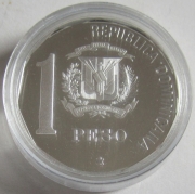 Dominikanische Republik 1 Peso 1989 500 Jahre Amerika...