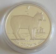 Isle of Man 1 Crown 1988 Cats Manx Cat 1 Oz Silver