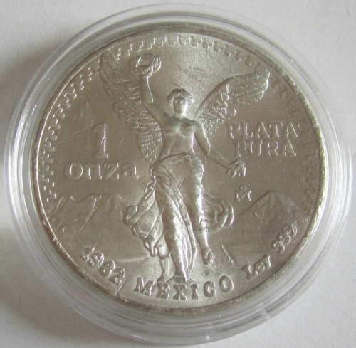 Mexico Libertad 1 Oz Silver 1982