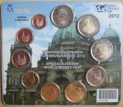 Spain Coin Set 2012 World Money Fair in Berlin