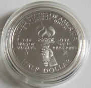 USA 1/2 Dollar 1993 200 Jahre Bill of Rights PP