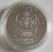 USA 1 Dollar 1991 50 Years Mount Rushmore Silver Proof