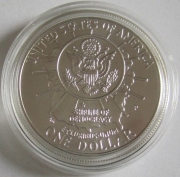USA 1 Dollar 1991 50 Years Mount Rushmore Silver BU
