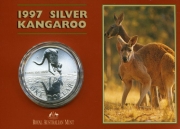 Australia 1 Dollar 1997 Kangaroo 1 Oz Silver