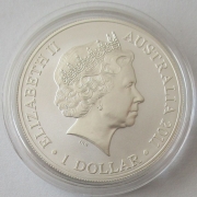 Australien 1 Dollar 2011 Kangaroo at Sunset F15 Privy BU