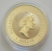 Australia 1 Dollar 1995 Kookaburra 1 Oz Silver