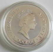 Australien 2 Dollars 1992 Kookaburra