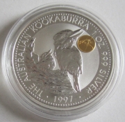 Australia 1 Dollar 1997 Kookaburra Phoenix Privy 1 Oz Silver