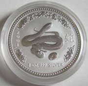 Australien 1 Dollar 2001 Lunar I Schlange