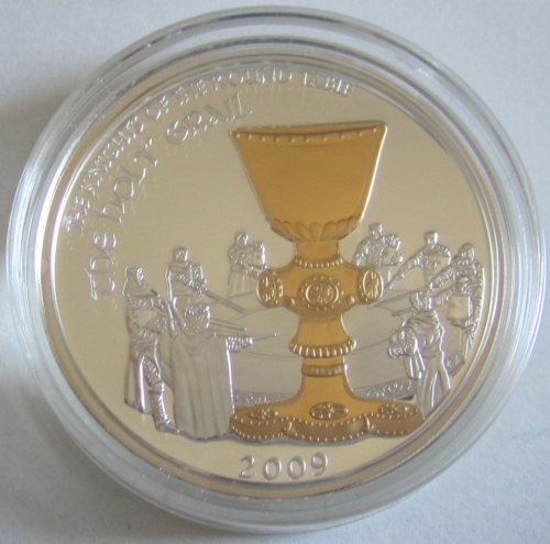 Cook-Inseln 5 Dollars 2009 Ritter der Tafelrunde Heiliger Gral