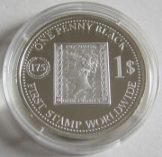 Fiji 1 Dollar 2015 175 Jahre One Penny Black