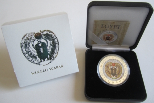 Fiji 1 Dollar 2012 Egypt Winged Scarab