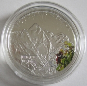 Palau 5 Dollars 2012 Mountains & Flora Lhotse Silver