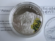 Palau 5 Dollars 2013 Mountains & Flora Musala Silver