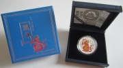 China 10 Yuan 2016 Lunar Monkey Coloured 1 Oz Silver