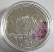 Palau 5 Dollars 2013 Mountains & Flora Nanga Parbat Silver