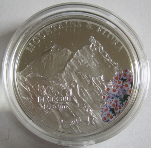 Palau 5 Dollars 2014 Mountains & Flora Manaslu
