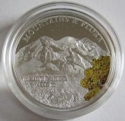 Palau 5 Dollars 2014 Mountains & Flora Mount Rainier...