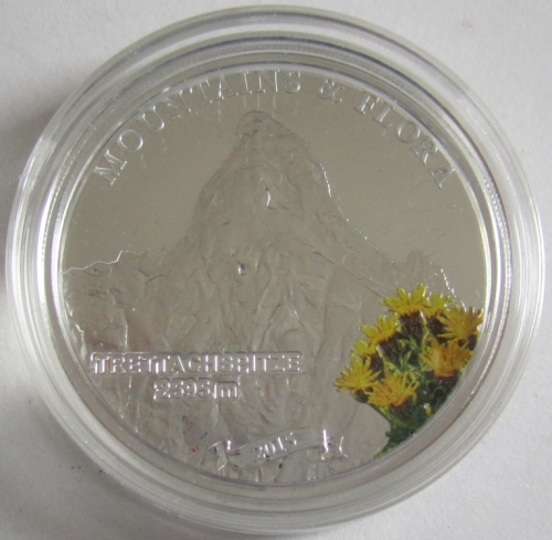 Palau 5 Dollars 2015 Mountains & Flora Trettachspitze Silver