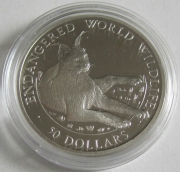 Cook-Inseln 50 Dollars 1990 Tiere Karakal