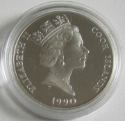 Cook-Inseln 50 Dollars 1990 Tiere Karakal