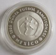 Türkei 10000 Lira 1986 Fußball-WM in Mexiko...