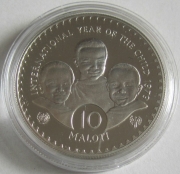 Lesotho 10 Maloti 1979 Year of the Child Silver