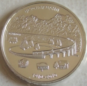 Switzerland 20 Franken 2010 Railways Berninabahn Silver BU