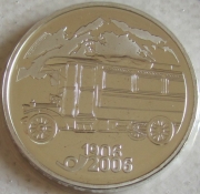 Switzerland 20 Franken 2006 100 Years PostAuto Silver BU