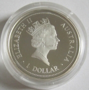 Australia 1 Dollar 1998 Kookaburra 1 Oz Silver Proof