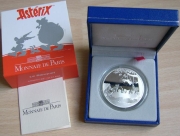 France 1.50 Euro 2007 50 Years Asterix Banquet Silver