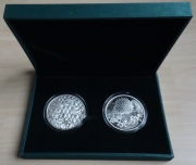 China 2 x 10 Yuan 2003 Arbor Day 2 x 1 Oz Silver