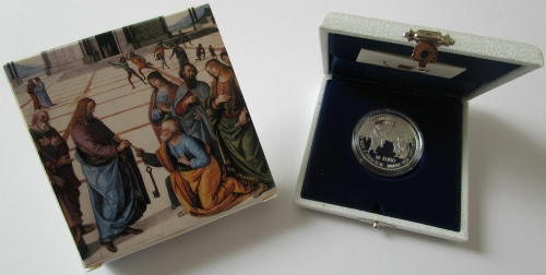 Vatikan 10 Euro 2003 25 Jahre Pontifikat von Papst Johannes Paul II.