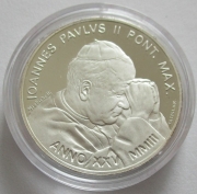 Vatikan 10 Euro 2003 25 Jahre Pontifikat von Papst Johannes Paul II.