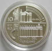 Vatikan 10 Euro 2006 350 Jahre Kolonnaden auf dem...
