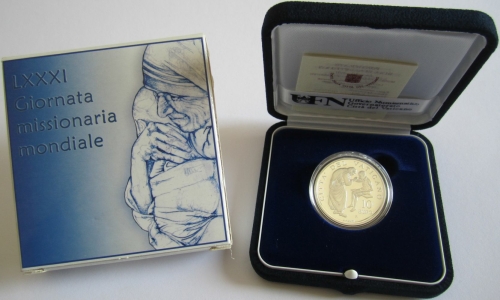 Vatikan 10 Euro 2007 Weltmissionstag