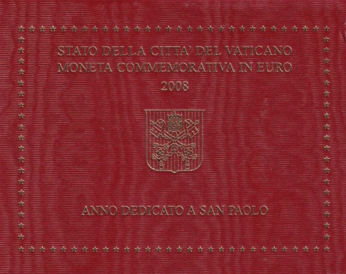 Vatican 2 Euro 2008 Saint Pauls Year