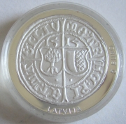 Lettland 5 Euro 2015 500 Jahre Livland Ferding