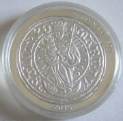 Latvia 5 Euro 2015 500 Years Livonian Ferding Silver
