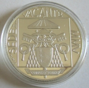 Vatican 5 Euro 2005 Sede Vacante Silver